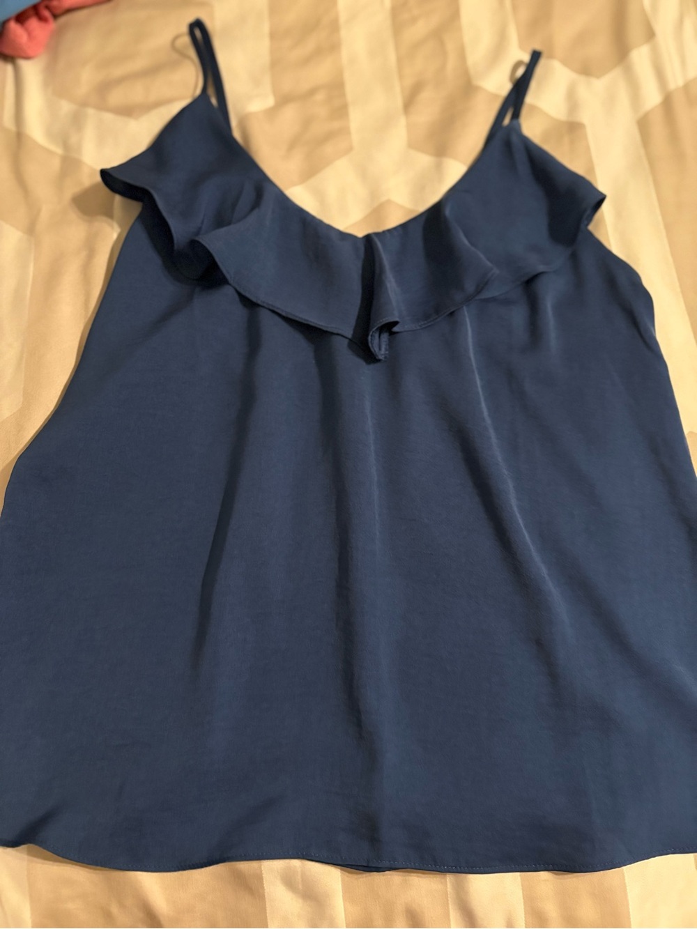 Banana Republic Navy Ruffle Cami